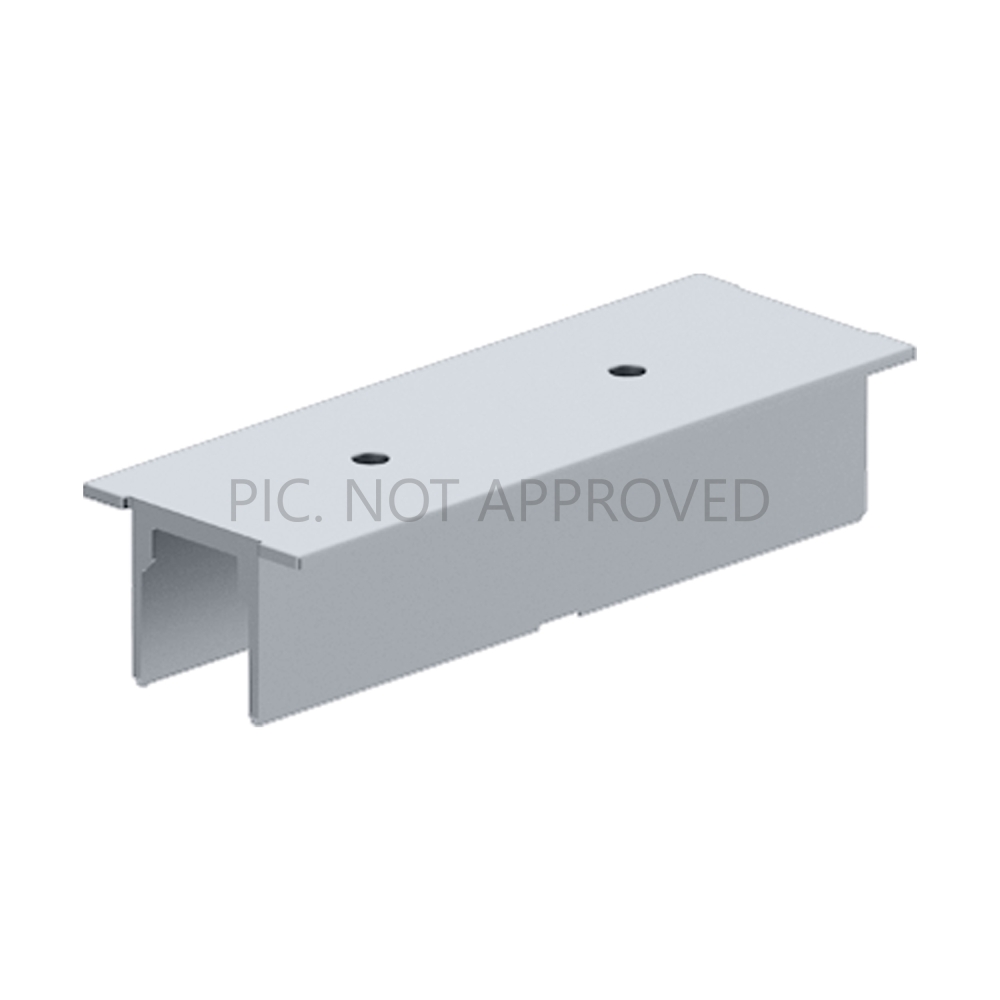 TRACK ON RECESSED COVER 3-PHASE POWER FEED DALI argintiu