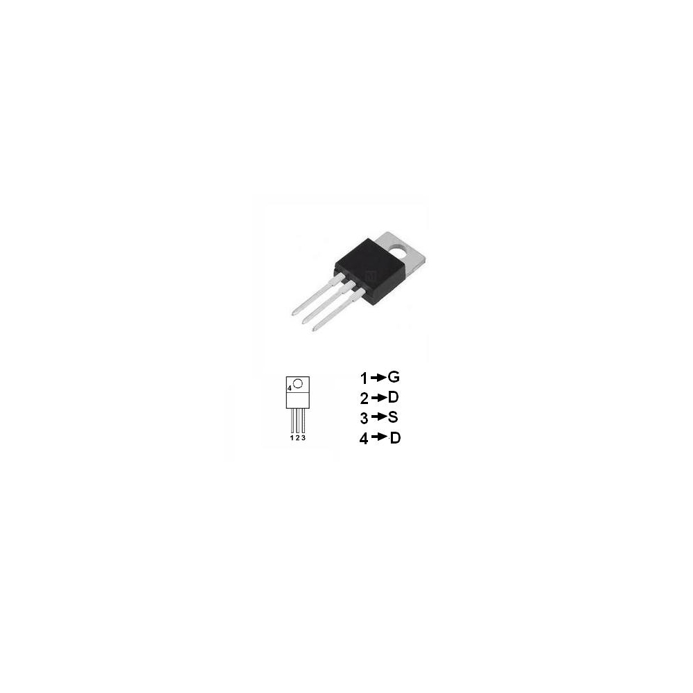 TRANZISTOR. MOSFET DE PUTERE CANAL N 600V 4A 75W 2OHM