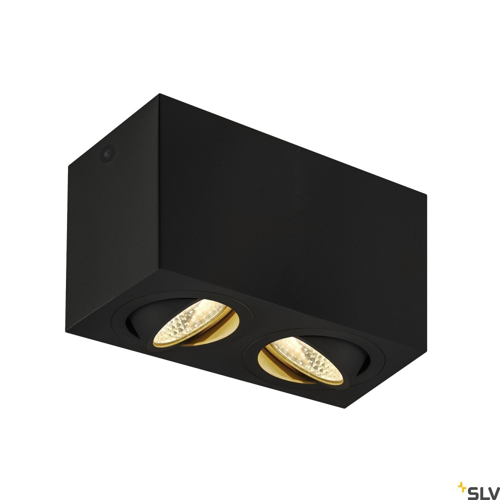 TRILEDO Double, LED Indoor ceiling light, black, 3000K, 16W