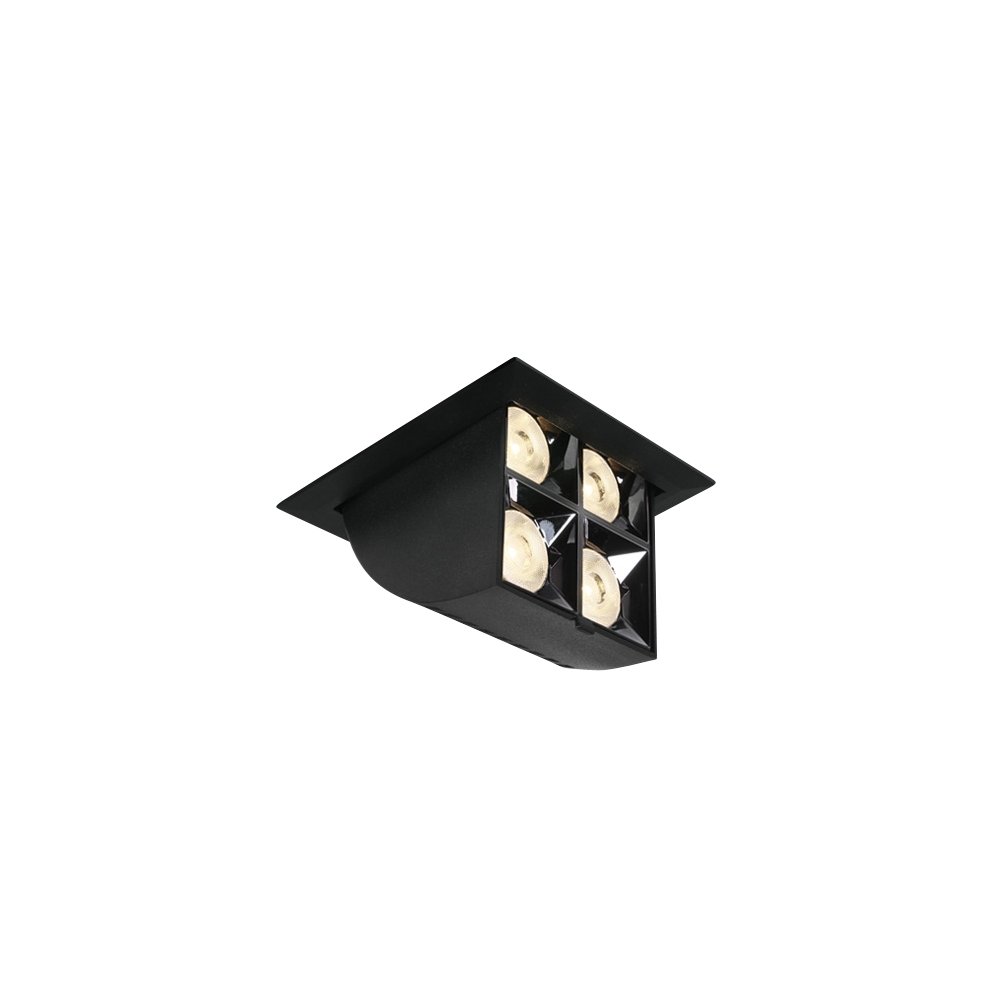 Troja Q LED 16W 1280lm 3000K 38&deg; 220-240V IP20 negru