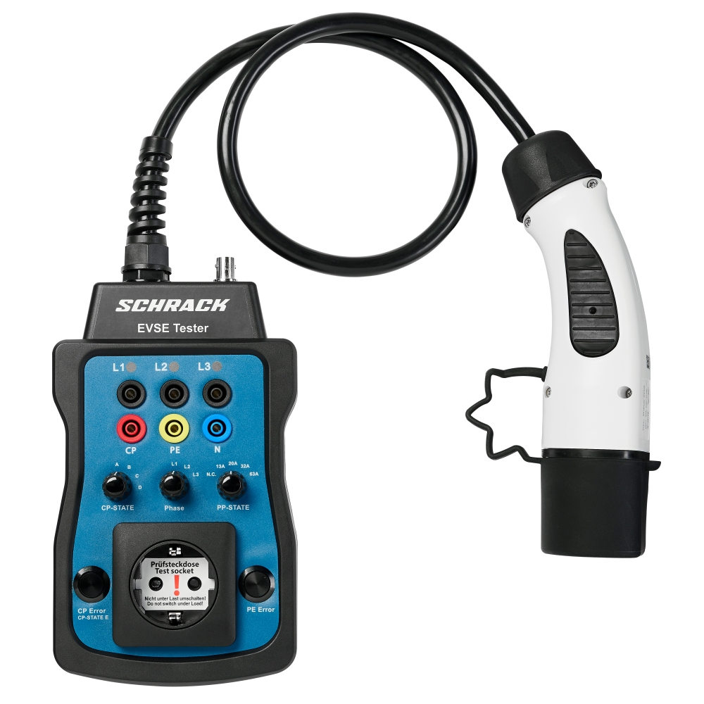 Type2 EVSE test adapter incl. carry bag