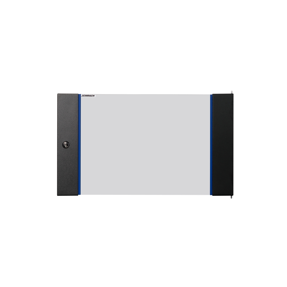 Ușă sticlă pentru DTWB 7U, W=600, RAL9005, negru