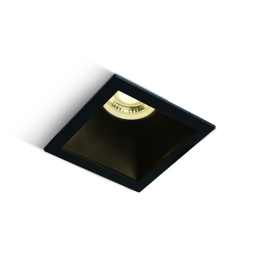 Ula 10W MR16 GU10 IP20 negru cu negru reflector