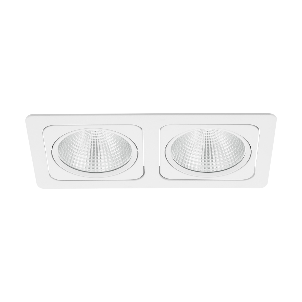 Vascello G2" swivelling 2 x 19W 3000K white IP20