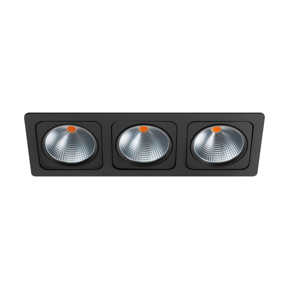Vascello G3" swivelling 3 x 19W 2700K black IP20