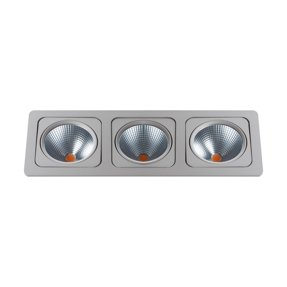 Vascello G3" swivelling 3 x 19W 2700K silver IP20