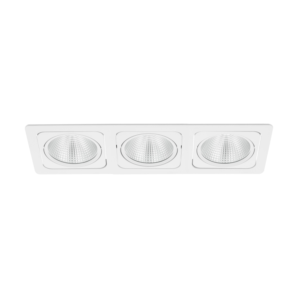 Vascello G3" swivelling 3 x 19W 3000K white IP20