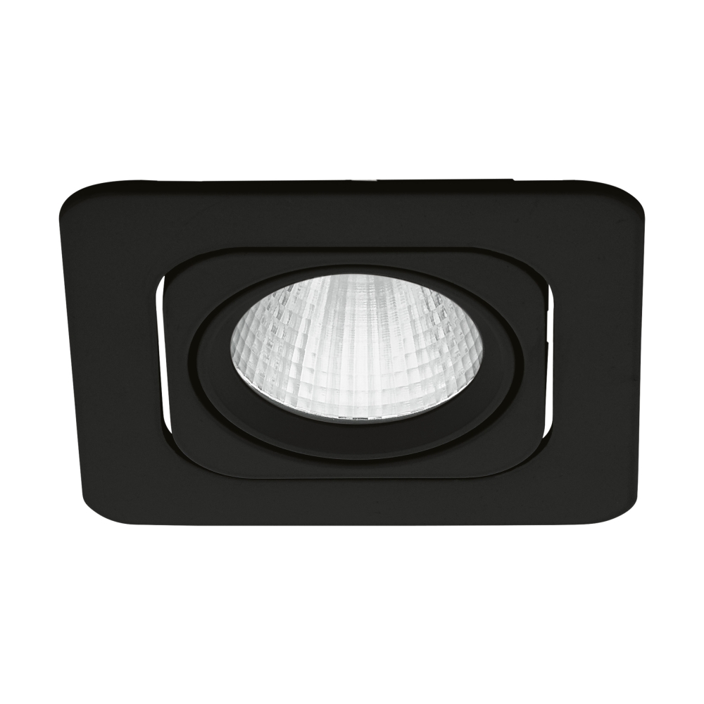 Vascello P1" swivelling 7W 3000K black IP20