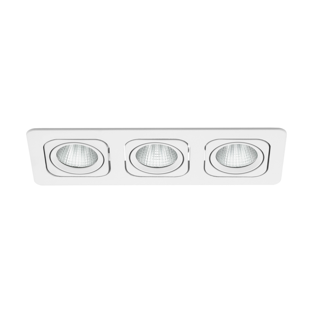 Vascello P3" swivelling 3 x 7W 3000K white IP20