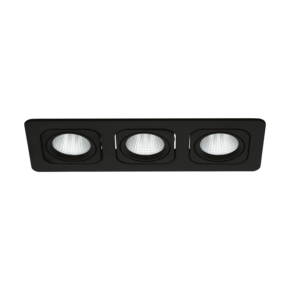 Vascello P3" swivelling 3 x 7W 4000K black IP20