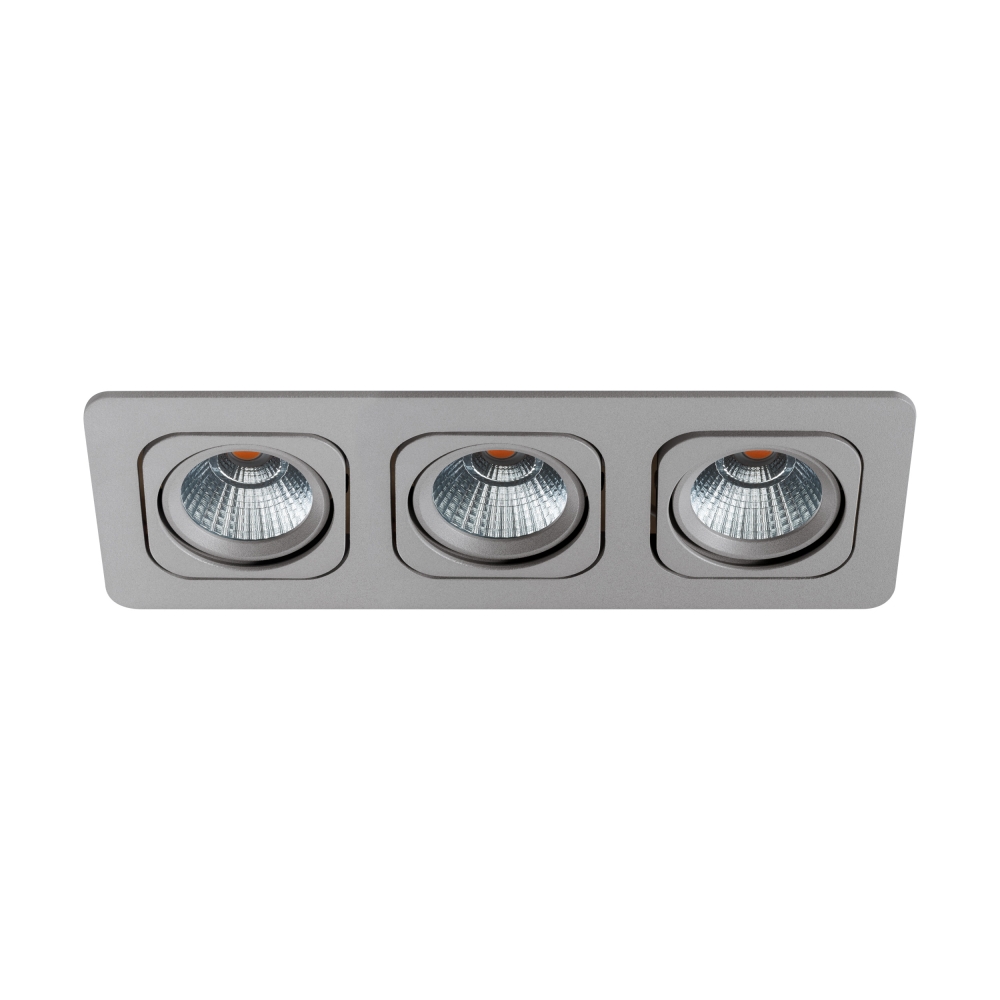 Vascello P3" swivelling 3 x 7W 4000K silver IP20