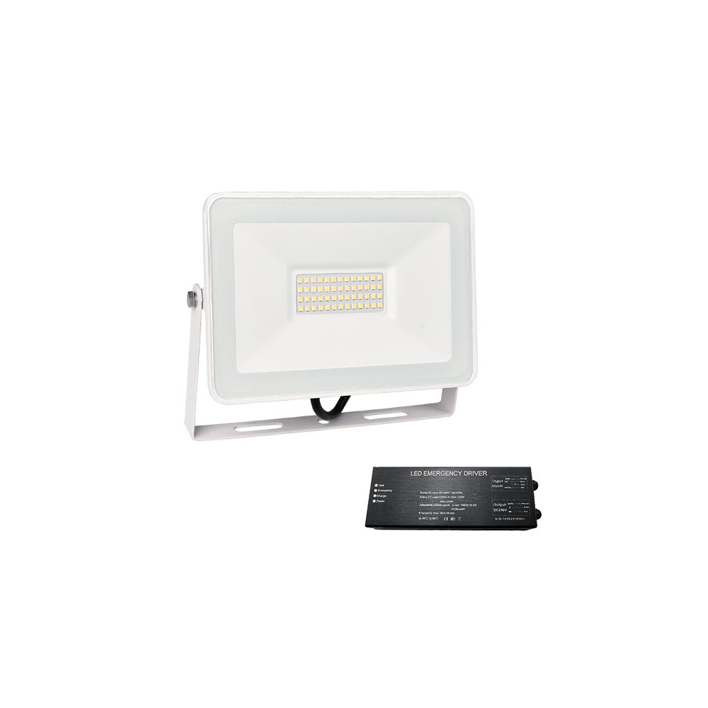 VEGA SLIM SMD PROIECTOR LED 50W 4000K ALB+ KIT EMERGENTA