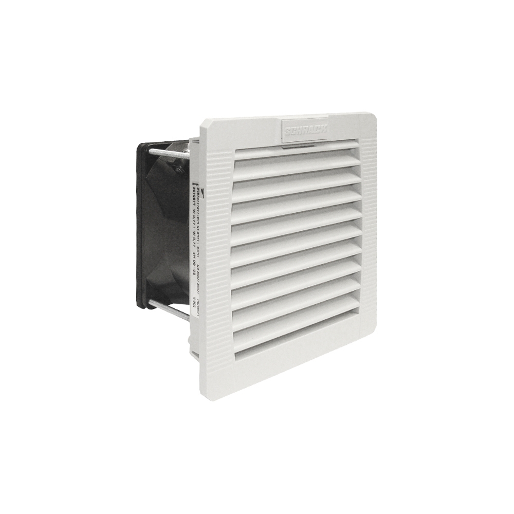 Ventilator cu filtru IP54, 230VAC, 25mc/h, 109x109x62mm