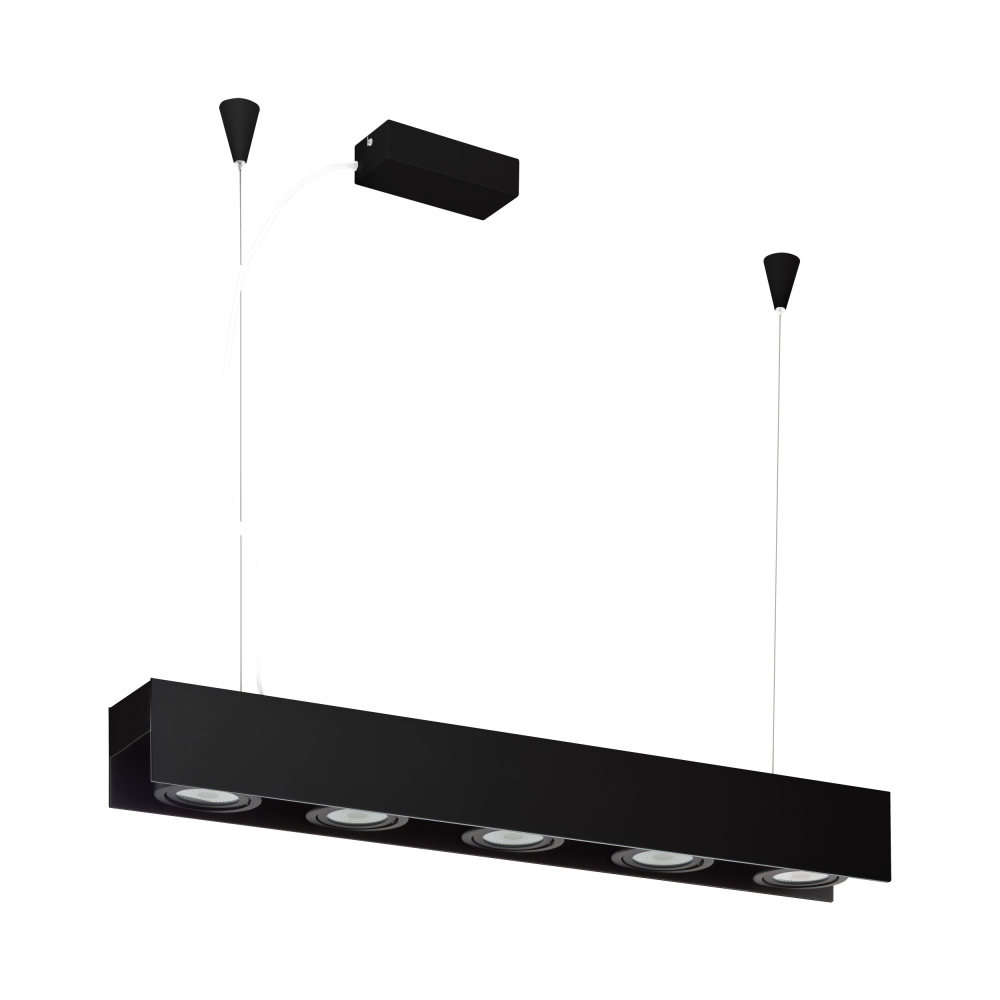 Vidago Pro DALI dimmable 5x9W 4000K black /black IP20