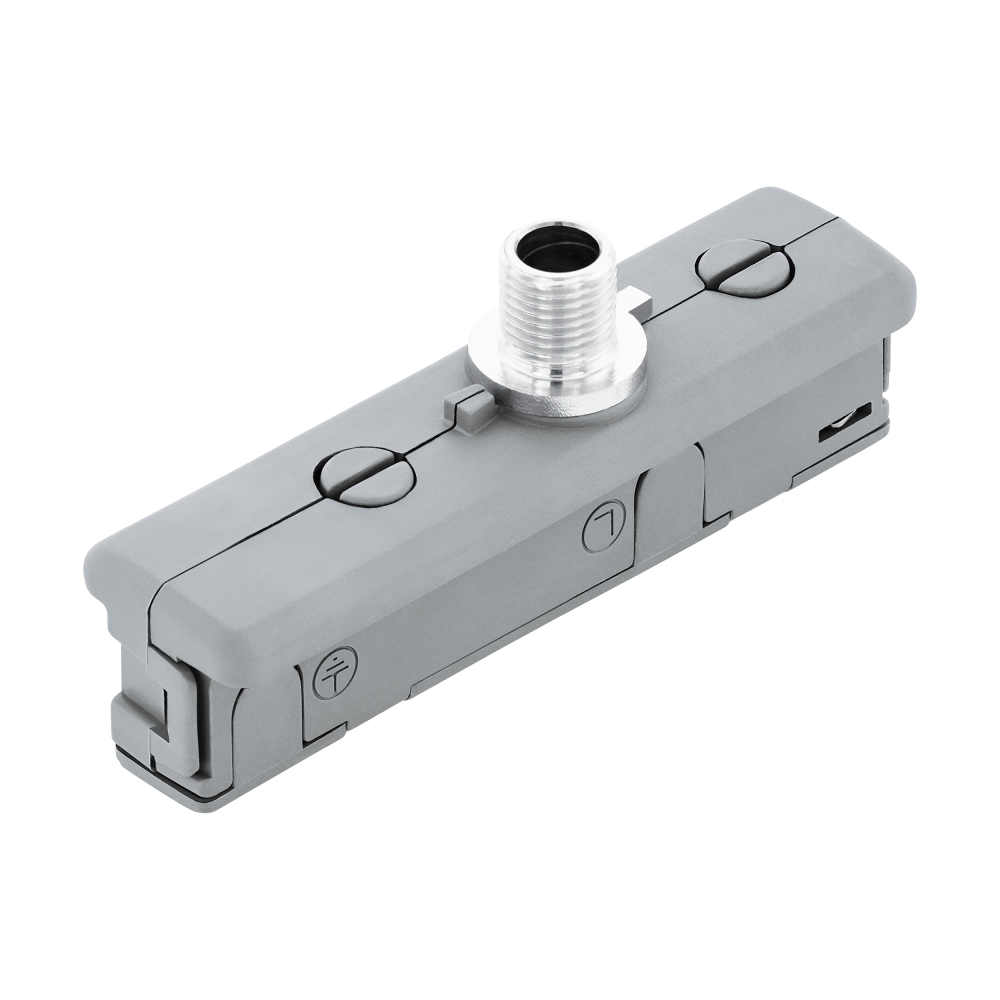 "Villanova 1" / 1-Phase Adapter with strain relief grey