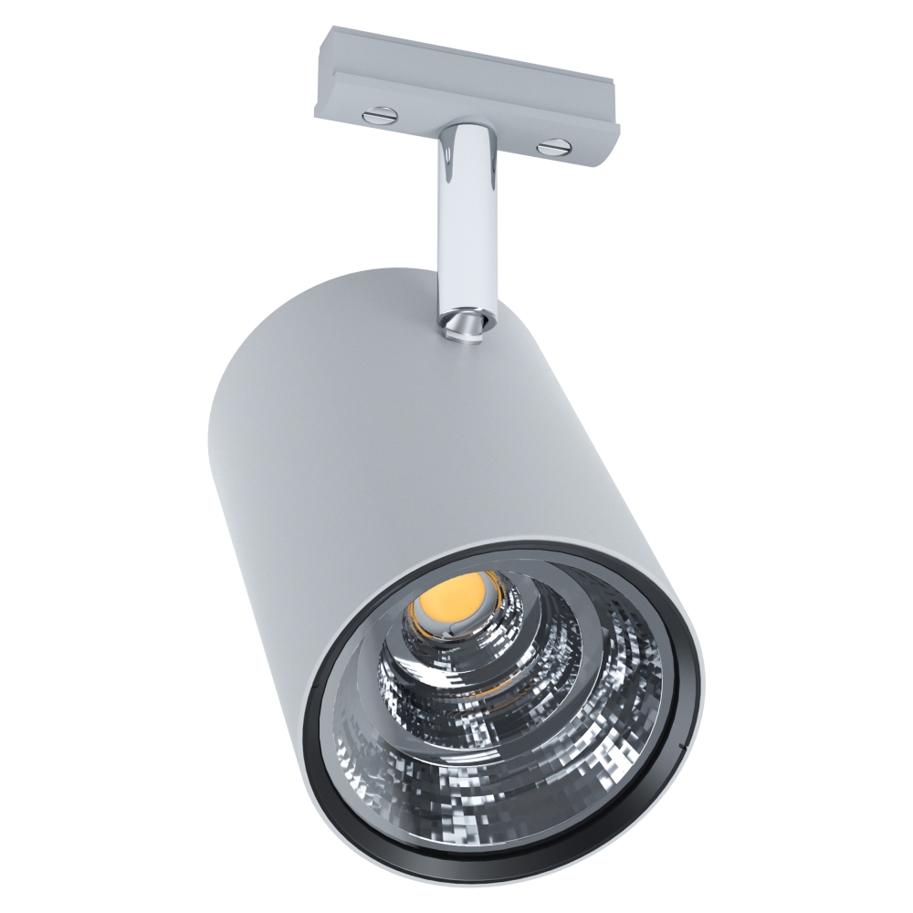 VILLANOVA 2 3-PHASE-LED-SPOT 60&deg; argintiu 3000K
