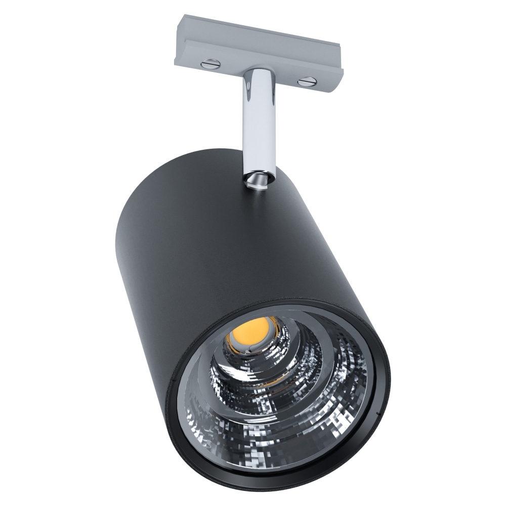 VILLANOVA 2 3-PHASE-LED-SPOT 60&deg; negru 3000K