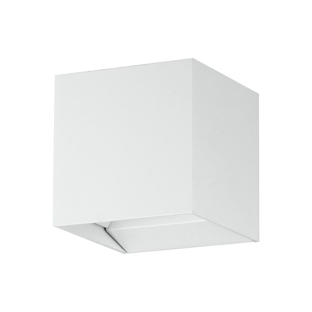 Wall luminaire dir./indirect, 2 x 3,3W 3000K white IP54
