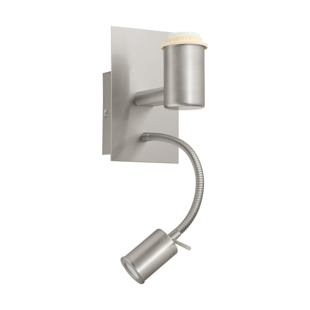 Wall luminaire "Pasteri Pro" 40; 3,5W nickel-matt IP20