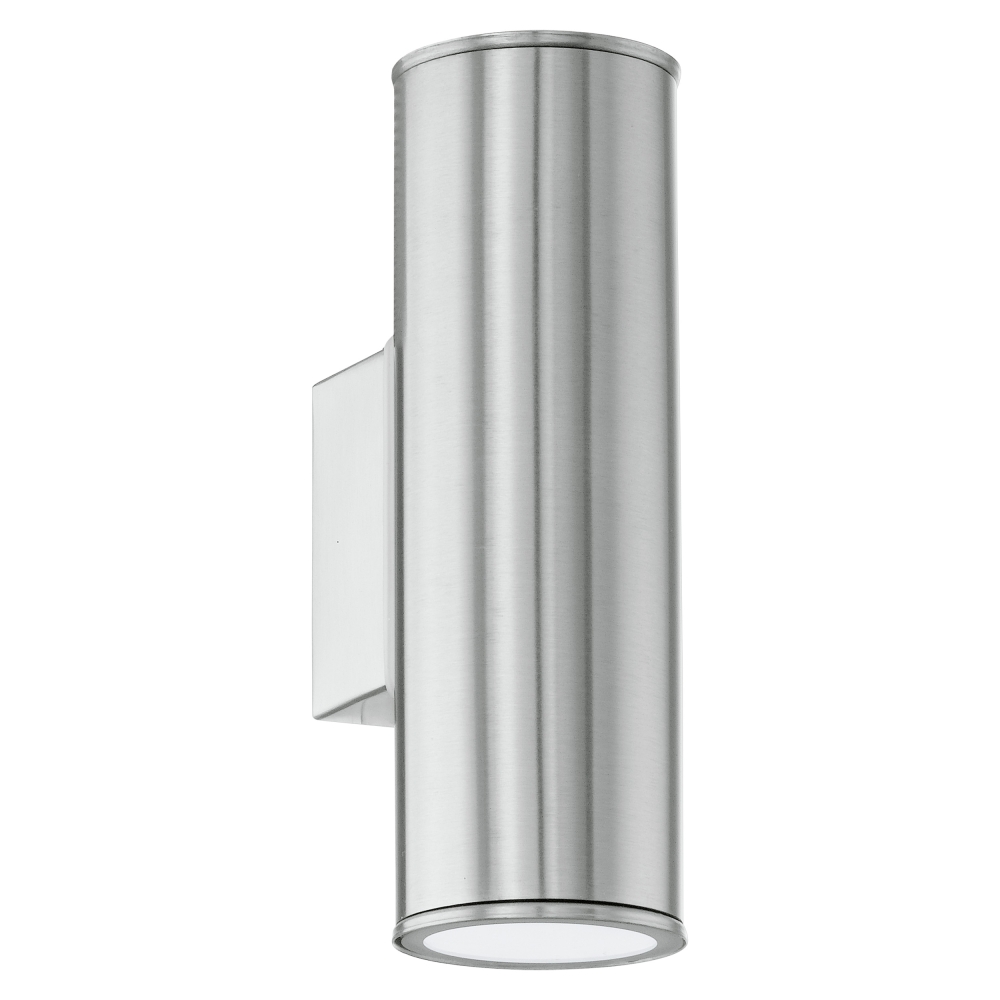 Wall luminaire "Riga" max. 2x35W Stainless steel IP44