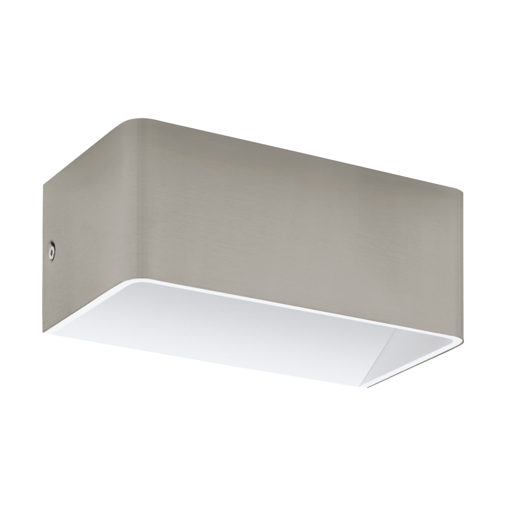 Wall luminaire "Sania 3" 10W 3000K nickel-matt/white IP20