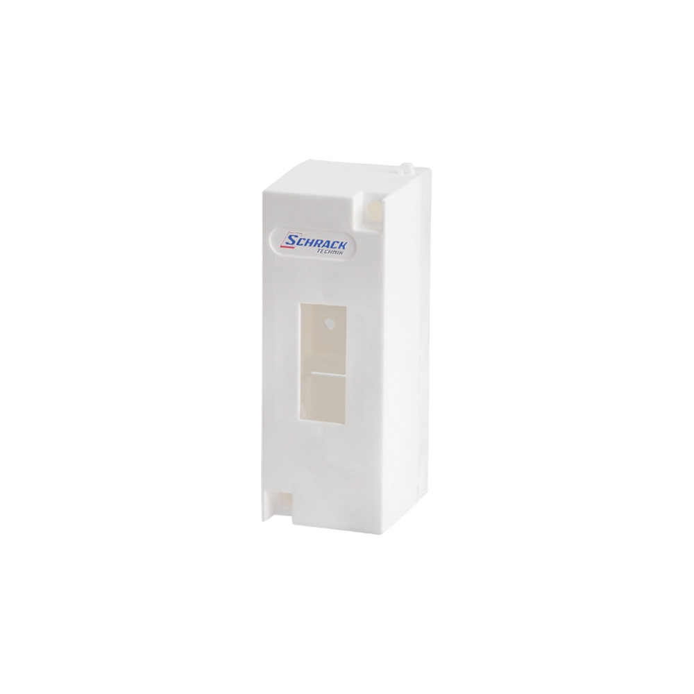 Wall-mounted enclosure 1-row, 2MW, IP30, halogen-free