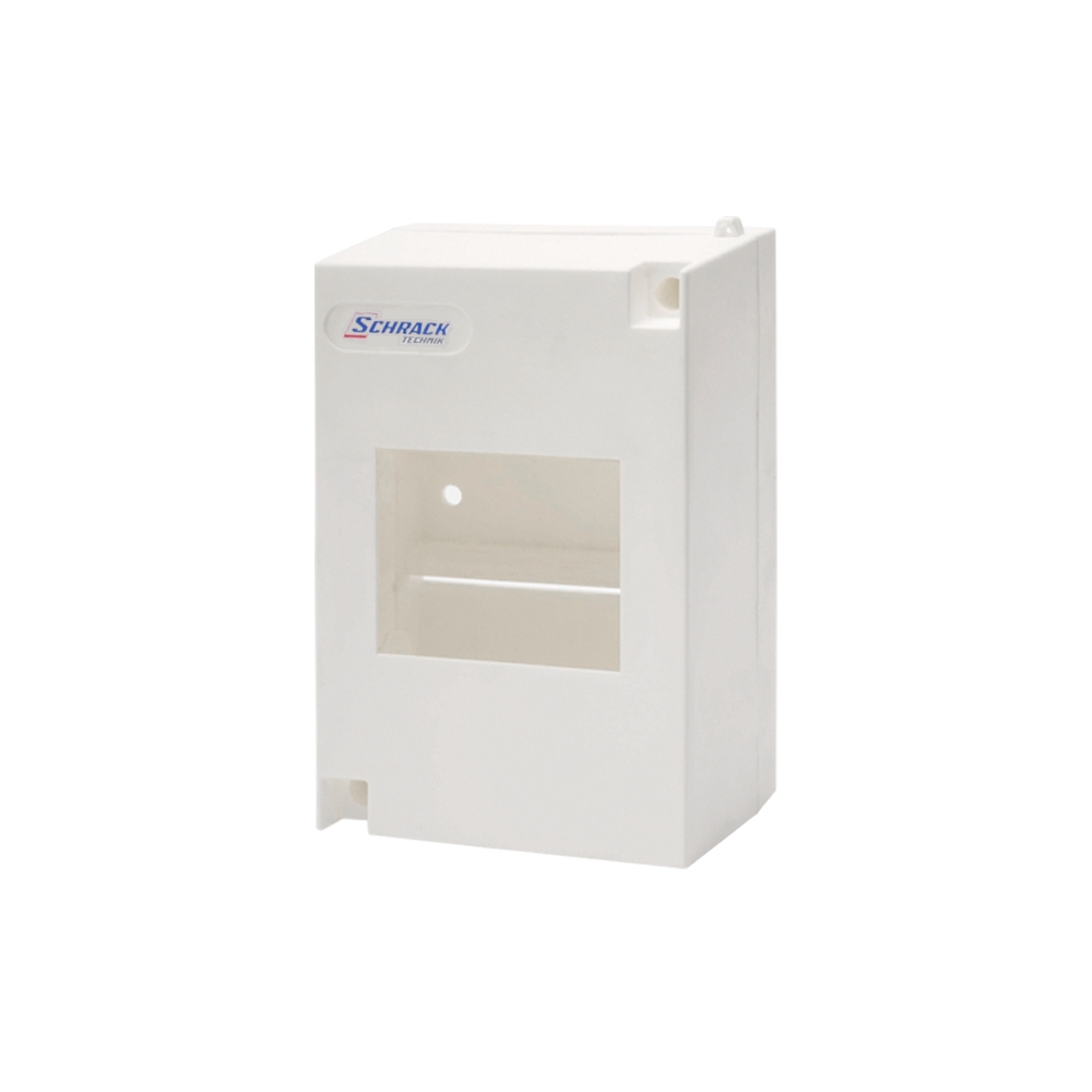 Wall-mounted enclosure 1-row, 4MW, IP30, halogen-free