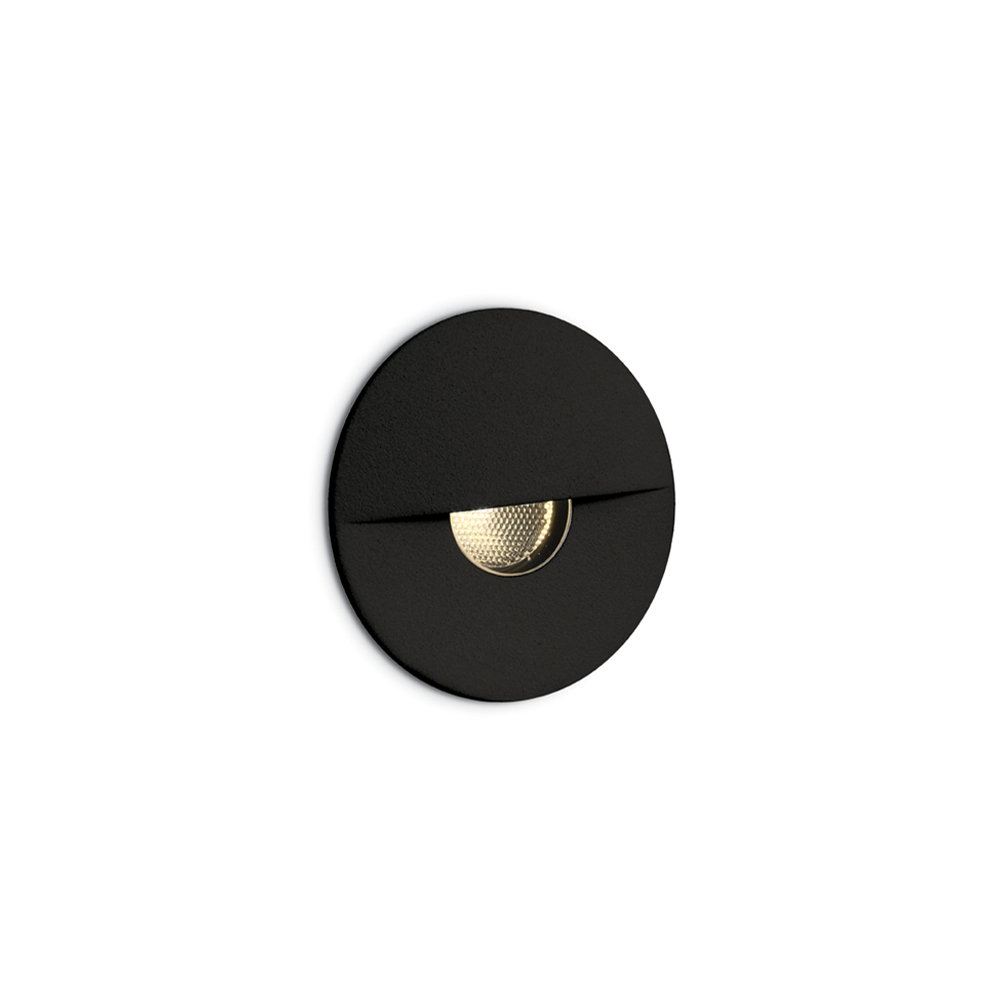Wally LED, 1W,50lm,3000K,IK08,350mA,IP65,36&deg;,dimabil,negru