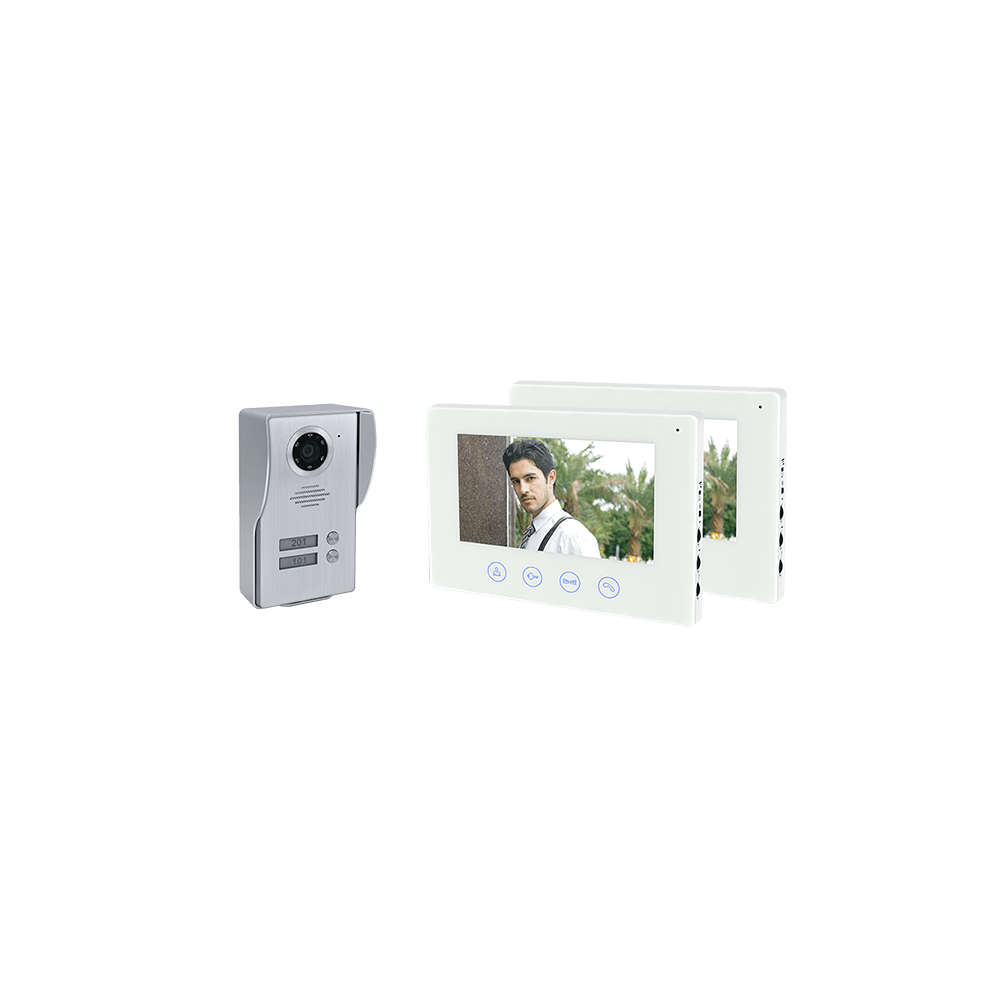 WIFI SMART VIDEO DOOR PHONE WITH TWO MONITORS