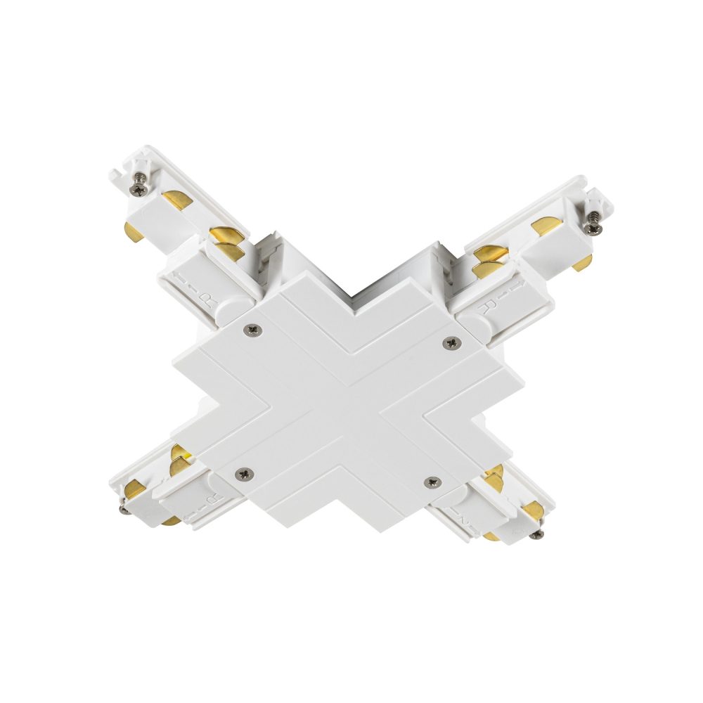 X-connector  S-TRACK 3-phase-&icirc;ncastrata șină ,IP20,alb
