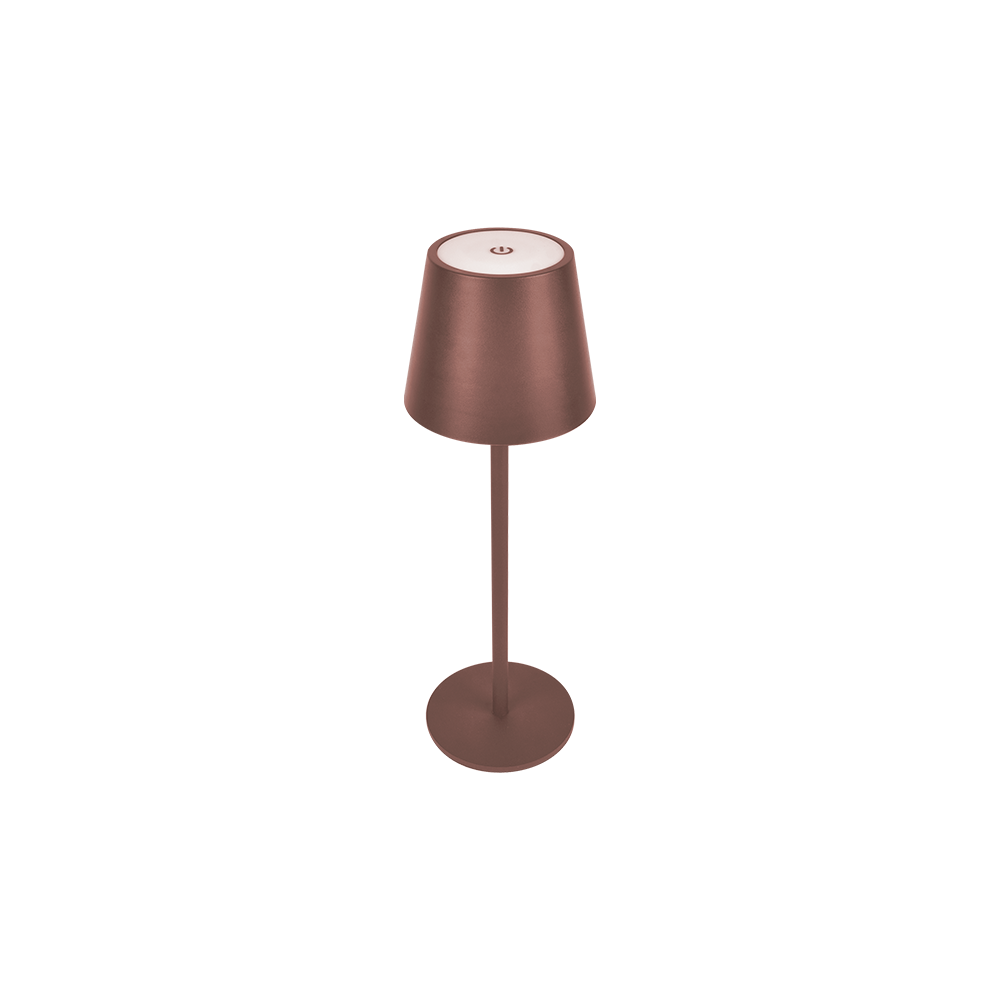 ZARA DIMMABLE TABLE LAMP 3W WITH BATT. IP44,COOPER
