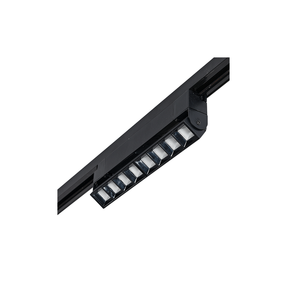 ZFLD SPOT PE SINA 2-LINII 20W 30&deg; 4000K NEGRU