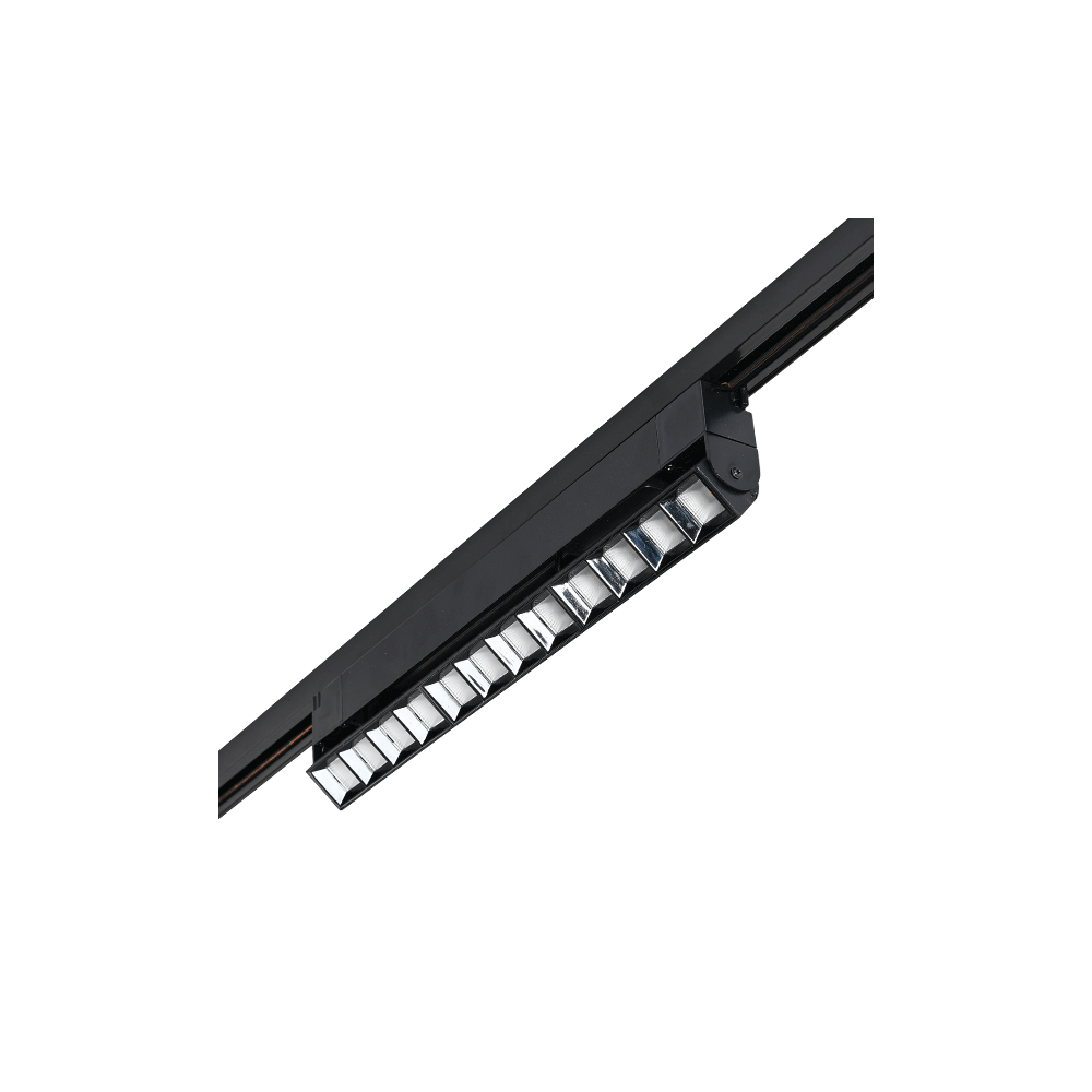 ZFLD SPOT PE SINA 2-LINII 30W 30&deg; 4000K NEGRU