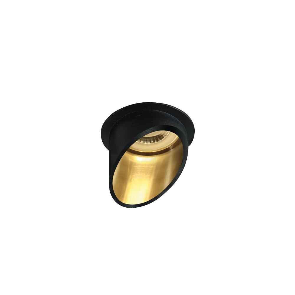 Zily E1 GU10 50W 220-240V IP20 negru-gold