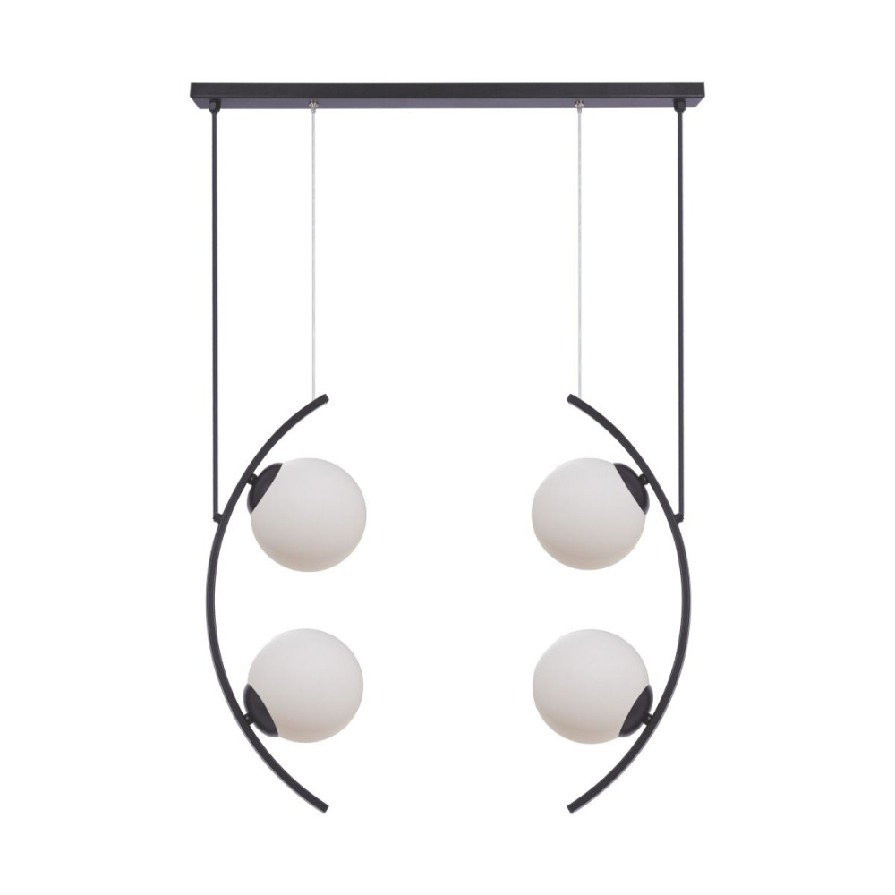 ZUMA LINE PENDANT HELIX 5016 4XE14 BLACK/WHITE